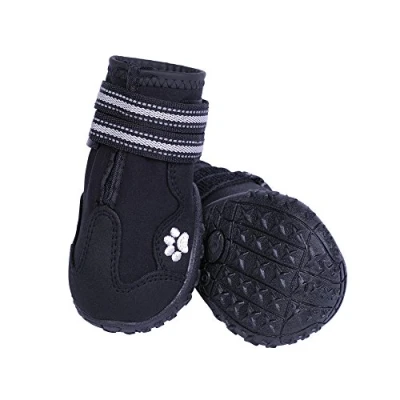 Afbeelding van Nobby Hondenschoen &quot;Runners&quot; 2 St zwart Maat: XXL (8), L: 80 mm; B: 71 mm