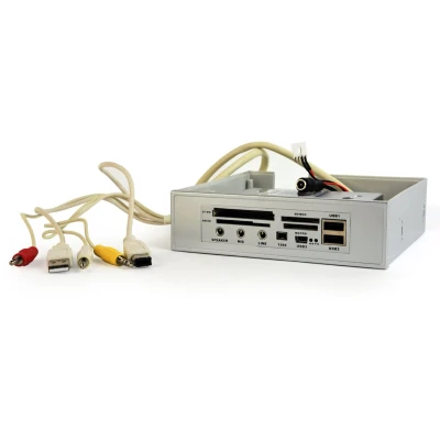 Afbeelding van Gembird UHB 2MP S geheugenkaartlezer USB 2.0 Intern Zilver
