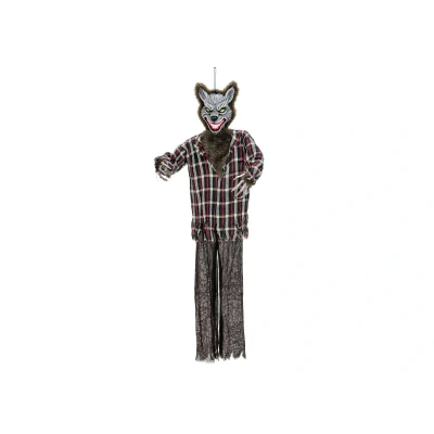 Afbeelding van Europalms Halloween decoratie Wolfman, licht en geluidseffect, 160x50x12cm versiering accessoires feesten
