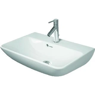 Afbeelding van Duravit Me by Starck Compact wastafel wit wondergliss (60 x 40 cm) 1