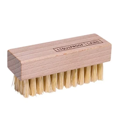 Afbeelding van Liquiproof LABS Premium Vegetable Fibre Brush Voor het aanbrengen van onze beschermer en schoenreiniging. 100% veganistisch. Natuurlijke borstelharen. schoenen, sneakers, sneakers., beukenhout,