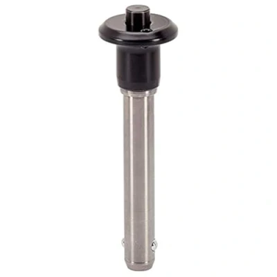 Afbeelding van HALDER 22340.0258 kogelvergrendelbouten, d1 = 10 mm / l1 120 mm/roestvrij staal 1.4305, zwart