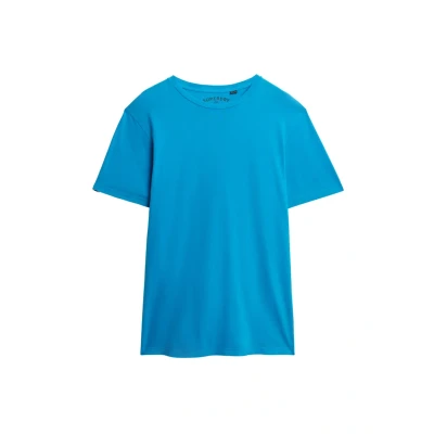 Afbeelding van Superdry Essential Tshirt basic, Heren, Maat: XL, Washed atomic blue