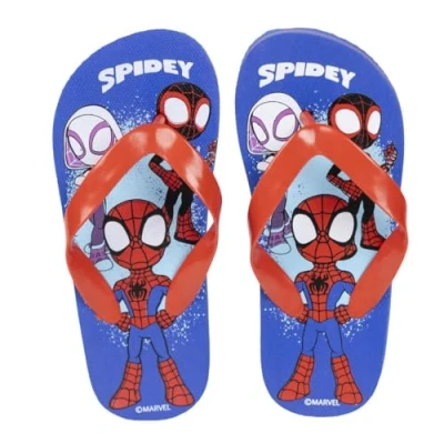 Afbeelding van CERDÁ LIFE&#039;S LITTLE MOMENTS Spidey teenslippers voor kinderen, Blauw en rood, maat 28/29, van 100% EVA, jongens meisjes, origineel product, ontworpen in Spanje, rood.,