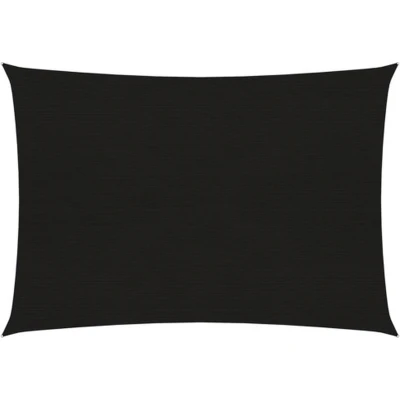 Afbeelding van vidaXL Zonnezeil 160 g/m² 4x5 m HDPE zwart