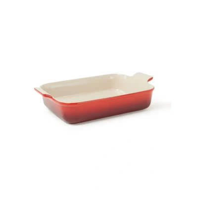 Afbeelding van Gratineerschaal Le Creuset Rechthoek Kersenrood 32 x 24 cm