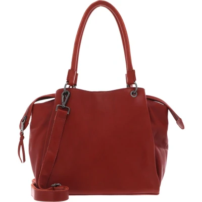 Afbeelding van FREDsBRUDER Leren Schoudertas Jola Lily Shoulder Bag Rust Rood
