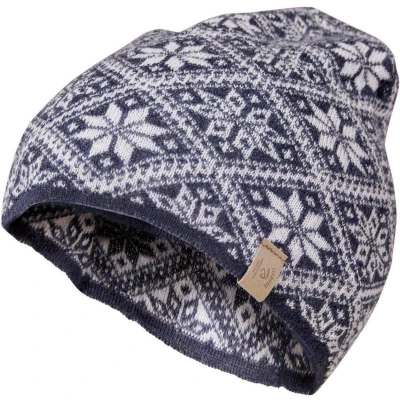 Afbeelding van Ivanhoe gebreide muts van wol Freya Light Navy One Size Blauw