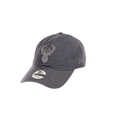 Afbeelding van New Era Milwaukee Bucks NBA Team Graphite 9Twenty Unstructured Strapback Cap One Size