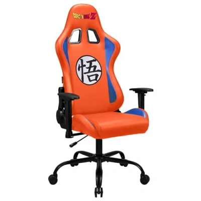 Afbeelding van Subsonic DBZ PC gamestoel Gestoffeerde gevoerde zitting Grijs, Oranje
