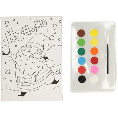 Afbeelding van Canvas Schilderset Kerst