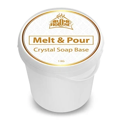 Afbeelding van Zeep Basis van Glycerine Crystal St 1000g Gietzeep Eenvoudig Zepen Omsmelten Transparant Creatieve Ruwe Maak Je Eigen Smelten