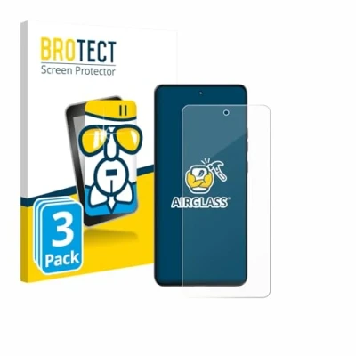 Afbeelding van BROTECT Screenprotector voor Motorola Moto G86 Folie Beschermfolie Beschermglas transparant (3 Stuks)