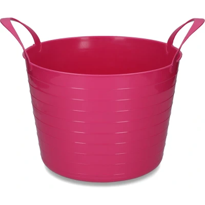Afbeelding van Flexibele emmer roze 40l
