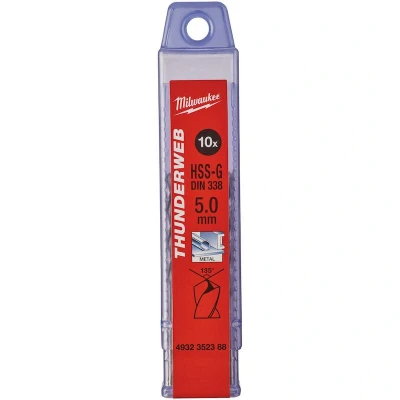 Afbeelding van Metaalboor Hss G Thunderweb 5 X 86 Mm (10 Stuks)