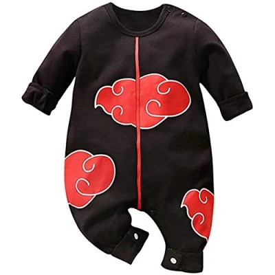 Afbeelding van Sxkayxr Cartoon pasgeboren baby, jongens en meisjesromper, op Goku geïnspireerde babykleding, overall, Zwart1, 0 3 maanden
