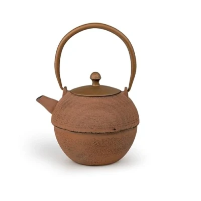 Afbeelding van Bredemeijer Theepot Sakura 1,2L gietijzer Maroon met filter theezeef
