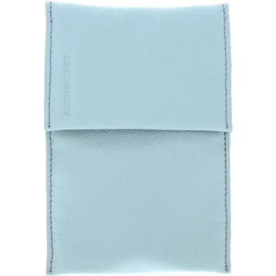 Afbeelding van FREDsBRUDER Leren Schoudertas mobiele telefoon Nastally Cellphone Bag Sky Blue Lichtblauw