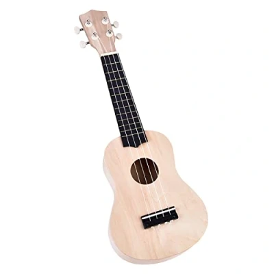 Afbeelding van Ukelele 21 inch DIY kit, maak je eigen ukelele, lindehout, 4 snaren, ukeleleset, instrumentenaccessoires
