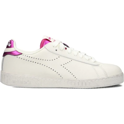 Afbeelding van Diadora Game L Low Punched Wn Sneakers Leren Sneaker Dames Wit Maat 39