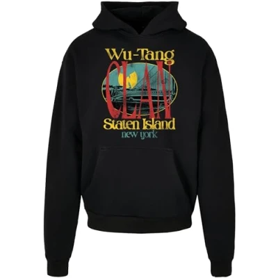 Afbeelding van Upscale by Mister Tee WU TANG Staten Island Heavy Hoodie, Heren, Maat: XXL, Black