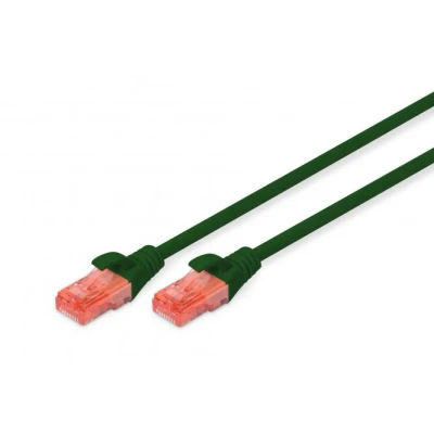 Afbeelding van Digitus DK 1617 020/G RJ45 Netwerkkabel, patchkabel CAT 6 U/UTP 2.00 m Groen Vlambestendig, Halogeenvrij, Rond, Verdraaide paren, Onafgeschermd 1 stuk(s)