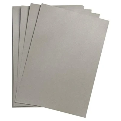 Afbeelding van Clairefontaine 397281C verpakking met 125 vellen tekenpapier Maya, 50 x 70 cm, 270 g, glad, ideaal voor droogtechniek en inlijsting), zilver