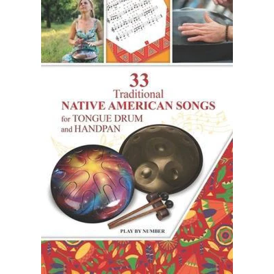 Afbeelding van 33 Traditional Native American Songs for Tongue Drum and Handpan: Play by Number: 9