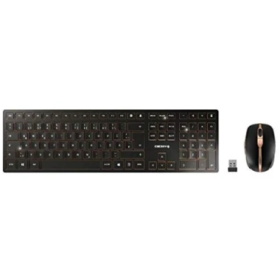 Afbeelding van Cherry DW 9000 SLIM Desktopset Toetsenbord en Muis Draadloos Zwart