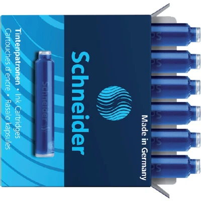 Afbeelding van Inktpatroon Schneider din blauw Doos a 6 stuk 50 stuks