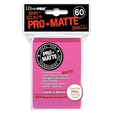 Afbeelding van Speelgoed Kaartspel Sleeves Small Pink 60 D10