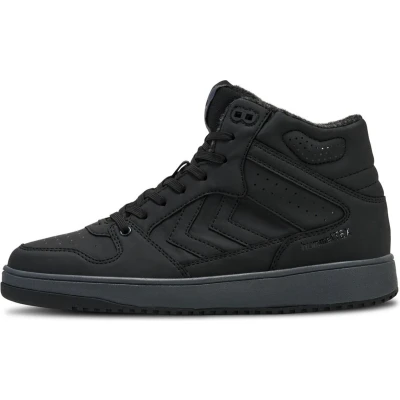 Afbeelding van Hummel ST. Power PLAY MID TEX Sneakers hoog, Maat: 41, Black Leer/ synthetisch