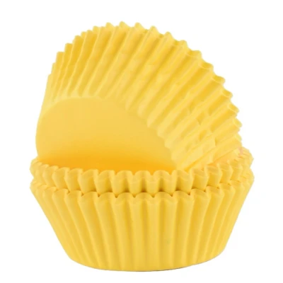 Afbeelding van Cupcake Cups PME Geel 60 stuks