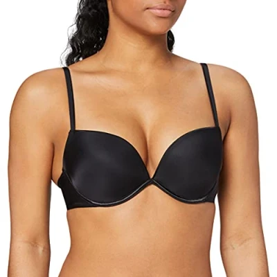 Afbeelding van Wonderbra FULL Effect Pushup BH, Dames, Maat: 70C, Schwarz