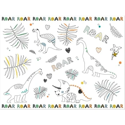 Afbeelding van Folat BV Kleurplaat Placemat Roars, 6st.