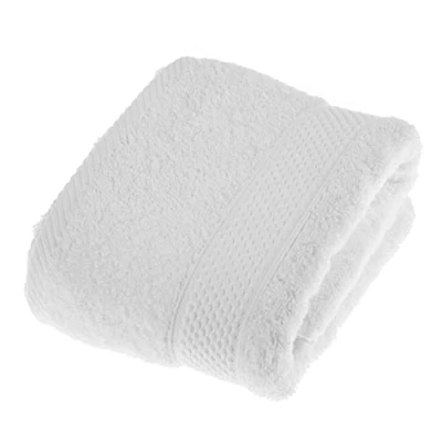 Afbeelding van Homescapes badstof handdoek 100% katoen wit