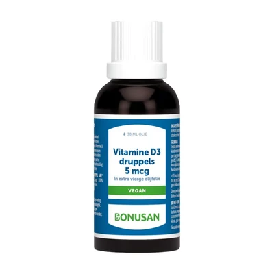 Afbeelding van Vitamine D3 Bonusan Druppels 5mcg