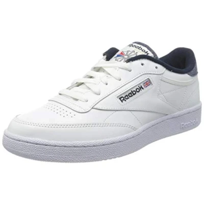Afbeelding van Reebok CLUB C 85 heren Sneaker Low top, White Vector Navy White, 35 EU