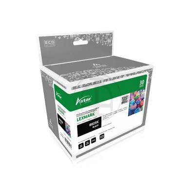 Afbeelding van AS11082 Astar Lexmark 80C2SK0 CX toner zwart rebuilt 2500pagina&#039;s chip