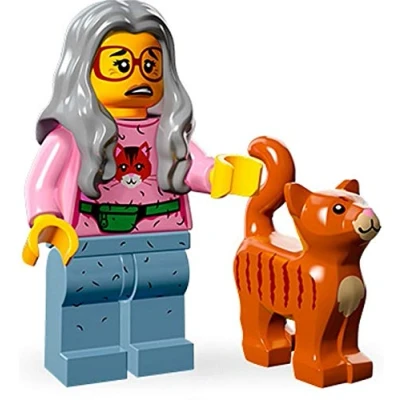 Afbeelding van LEGO The Movie Minifigure Series Mrs. Scratchen Post Cat Lady 71004 6