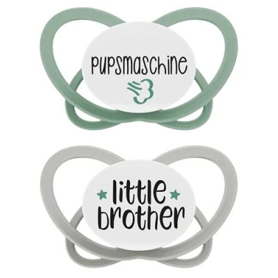 Afbeelding van nip ® Soother My Butterfly Green Special Edition, maat 3 (16 32 maanden), little brother / fart machine