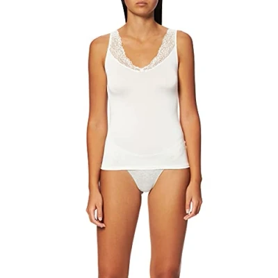 Afbeelding van Calida Sensual Secrets Hemd, Dames, Maat: 32/34, Alabaster crème