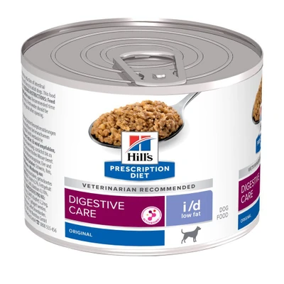 Afbeelding van 12x200g Canine i/d Digestive Care Low Fat Hill&#039;s Prescription Diet Hondenvoer