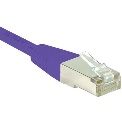 Afbeelding van Netwerkkabel RJ45 CAT 6 S/FTP paars 5 m