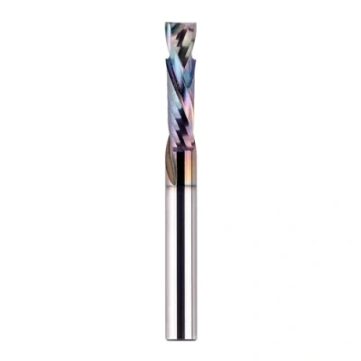 Afbeelding van SpeTool Spiraalfrees 6 mm schacht compressie 22 snijlengte extra lang met TAC coating groeffrees CNC frees lange gatfrees hout VHM schachtfrees voor bovenfrees, houtfrees, spiraalgroeffrees