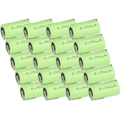 Afbeelding van 20x XCell Mono D accucel 9000mAh / 1,2V NiMH met Z soldeervlag krachtige merkcellen in industriële kwaliteit AKKUman Set
