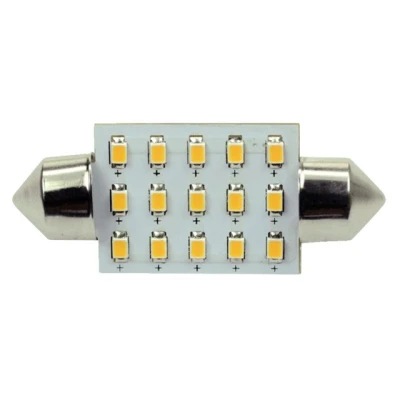 Afbeelding van Silerswaar Ledlamp Led15 Festoon 10 30v 37mm 2700k