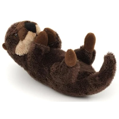 Afbeelding van Uni Toys Otter rugwimmer pluche 17 cm (lengte) dier, knuffeldier