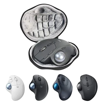 Afbeelding van MotuTech Hard Case Mini Draagbare Tas voor Logitech MX Ergo/Ergo M575 / M570 Draadloze Muis Beschermhoes Schokbestendig Krasbestendig Doos
