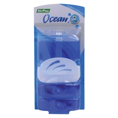 Afbeelding van Toiletblok Air plus ocean 55ml met houder